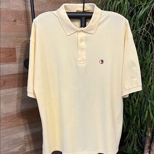 Duck Head yellow short sleeve polo. XL